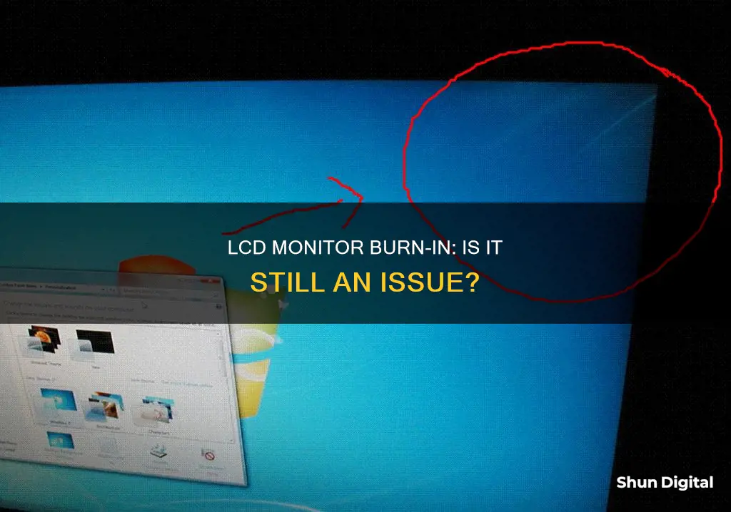 does new lcd monitor has to be burned in