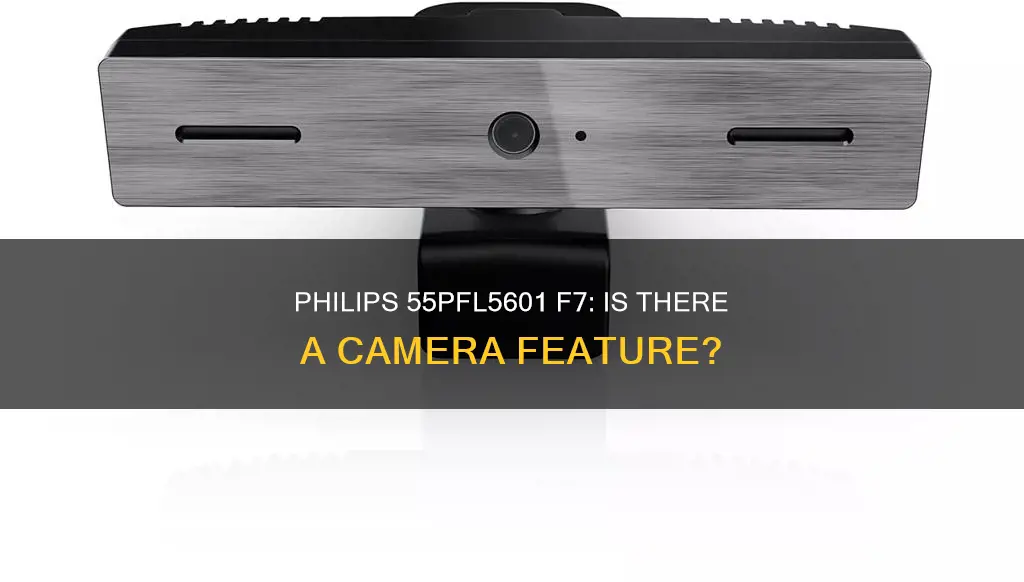 does philips tv model number 55pfl5601 f7 have a camera