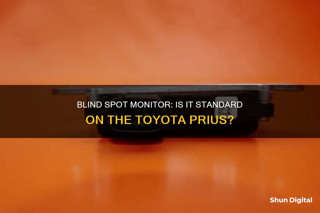 does prius have blind spot monitor