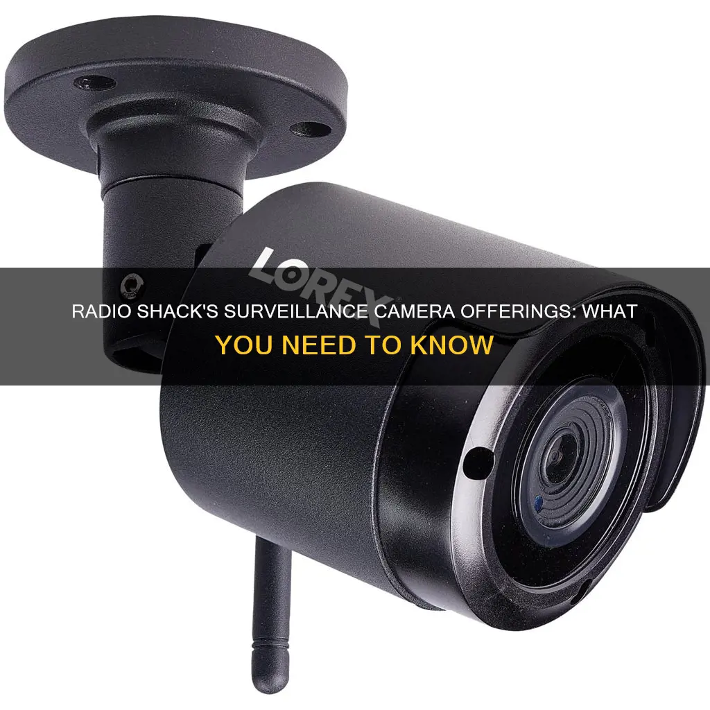 does radio shack sell surveillance cameras