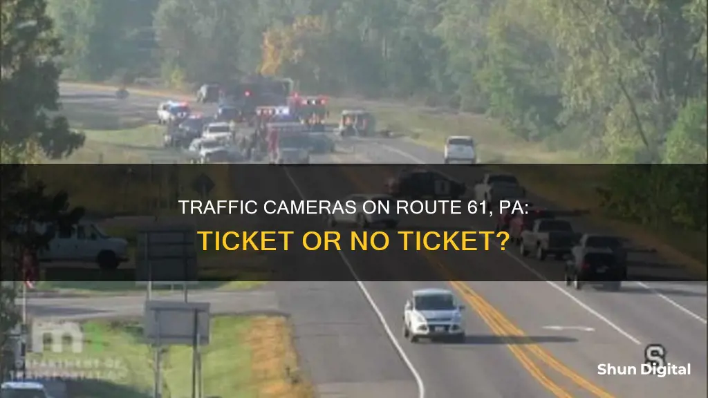 does route 61 in pa have ticketed traffic cameras