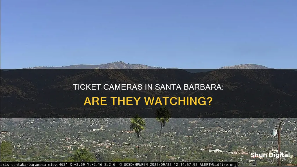 does santa barbara have ticket cameras