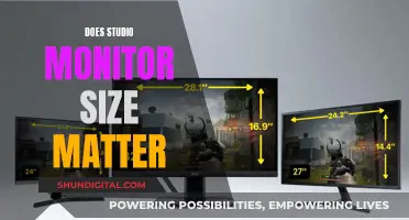 Monitor Size: Does Scale Impact Studio Performance?