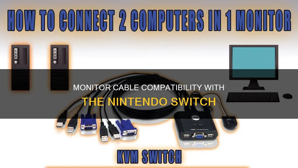 does switch come with monitor cable