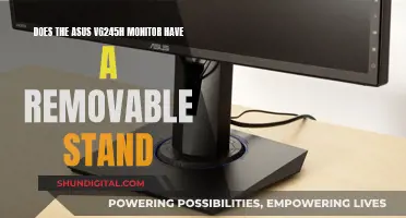 Removable Stand on Asus VG245H Monitor: Is It Possible?