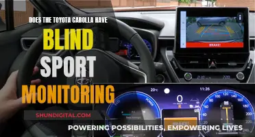 Blind Spot Monitoring: Toyota Corolla's Safety Feature