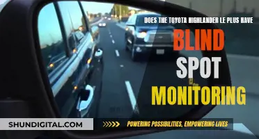 Highlander LE Plus: Blind Spot Monitoring Feature Explained