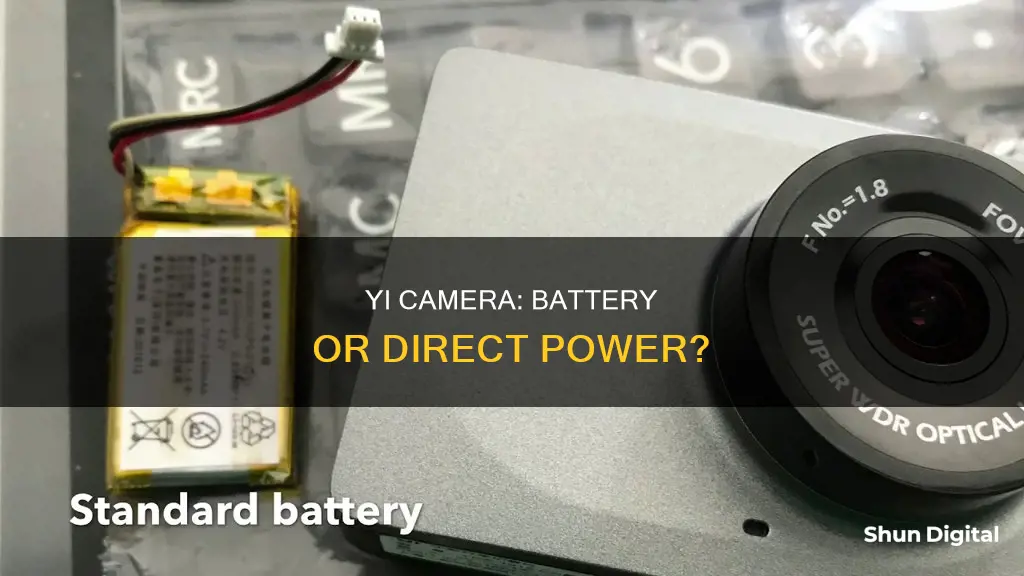 does the yi camera run on batteries