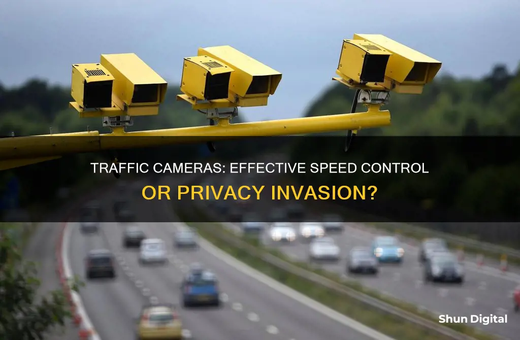 does traffic cameras reduce the amount of speeders