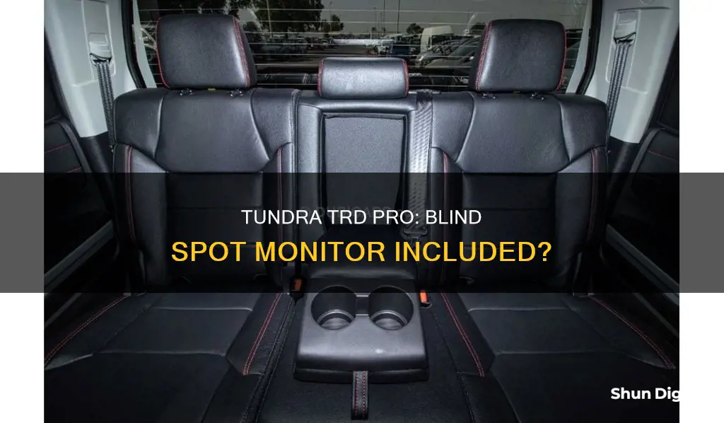 does tundra trd pro have blind spot monitor fprum