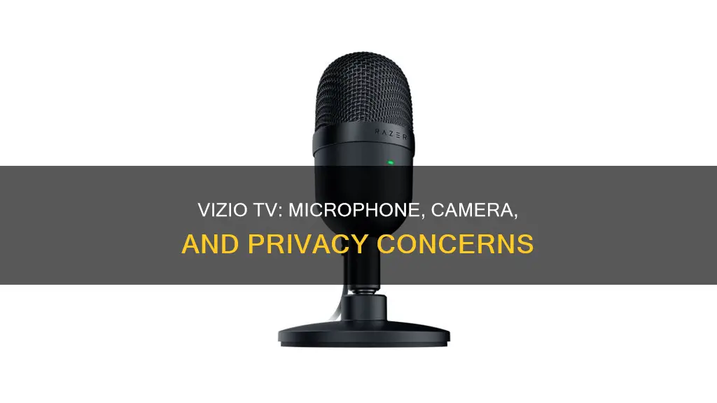 does vizio tv have a microphone and camera