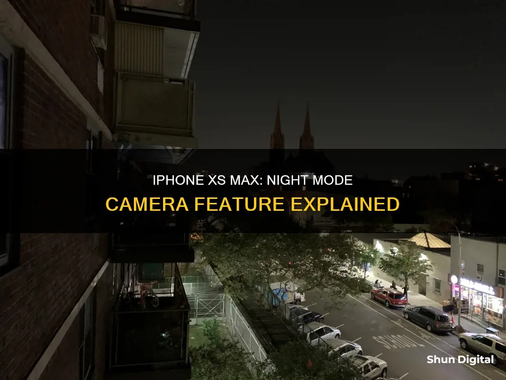 does xs max have night mode camera