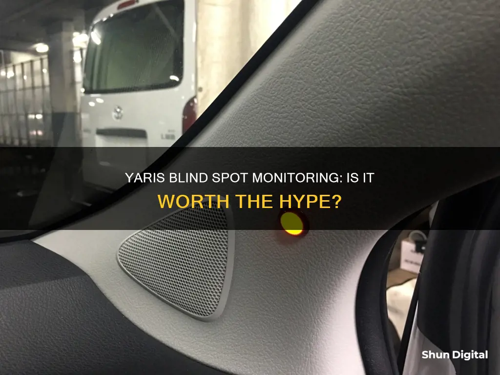 does yaris have blind spot monitoring