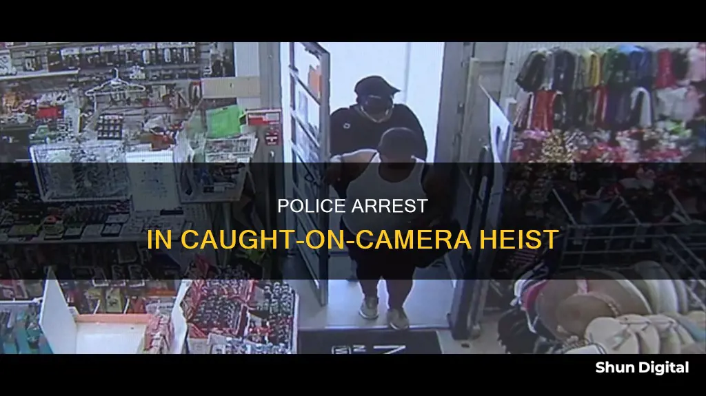 have police made an arrest in the caught-on-camera theft