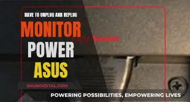 Troubleshooting an ASUS monitor: Power issues and solutions