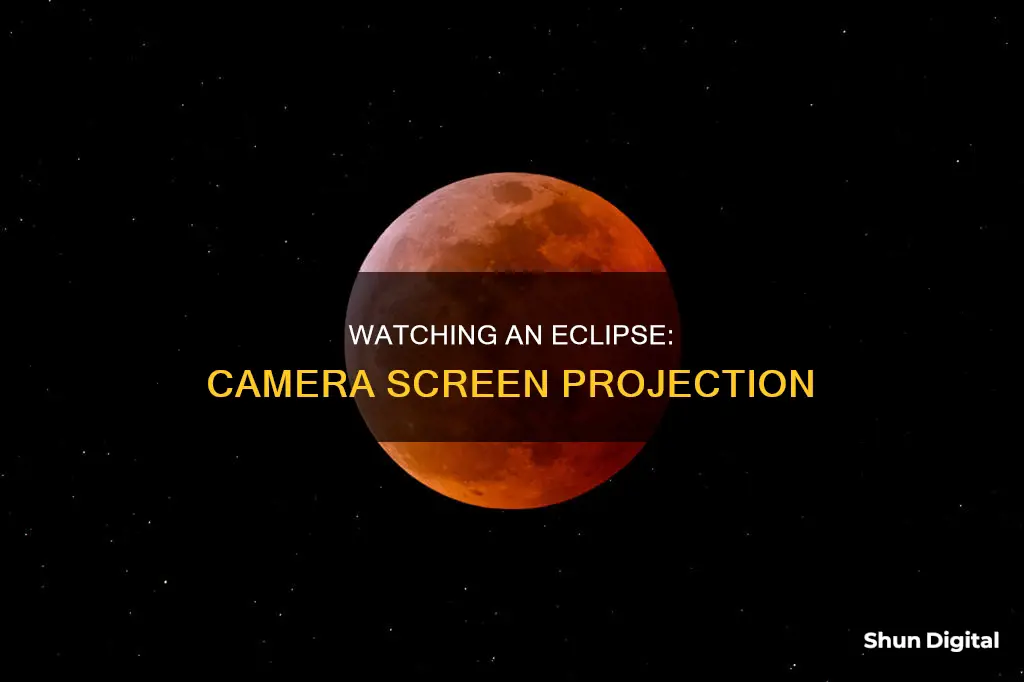 how about watching the eclipse on a camera screen