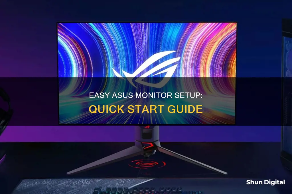 how access quick start guide on asus monitor