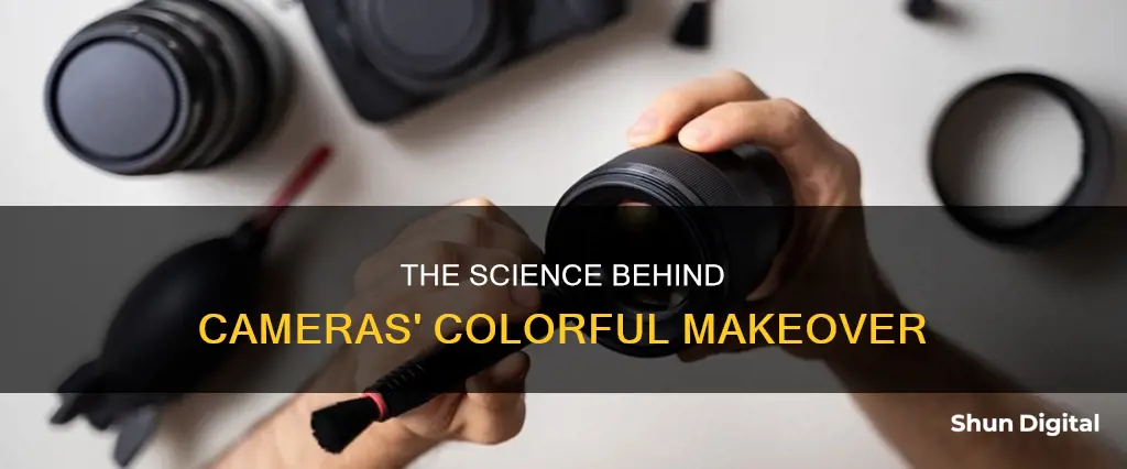 how are cameras made different colors