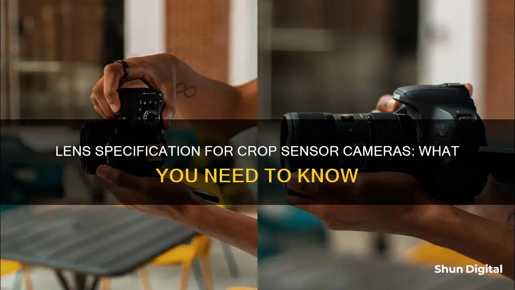 how are lenses for crop sensor cameras specified