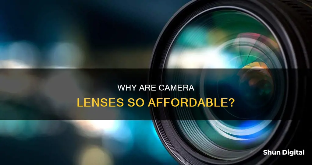 how are lenses that come with camera so cheap