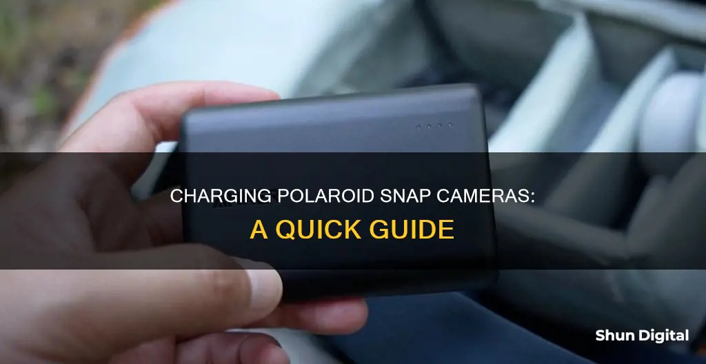 how are polaroid snap cameras charged