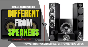 Studio Monitors vs Speakers: What's the Main Difference?