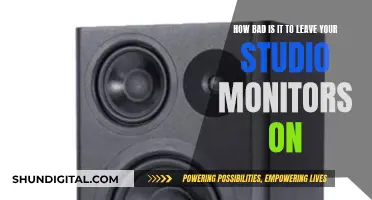 Leaving Studio Monitors On: Good or Bad?