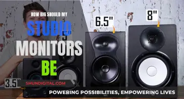 Choosing the Right-Sized Studio Monitors for Your Setup