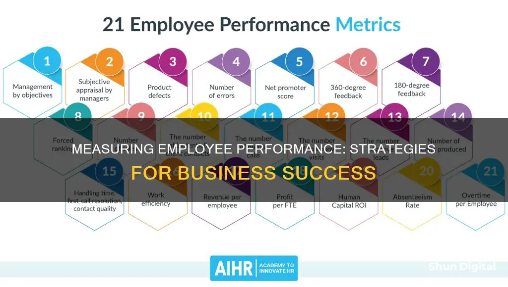 how businesses monitor and measure employee performance