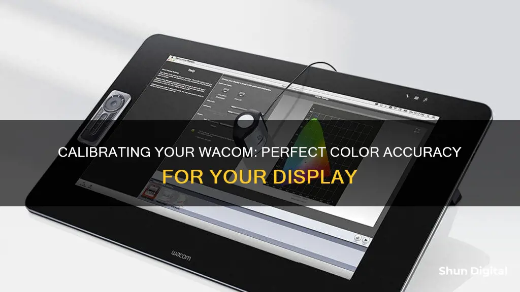 how calibrate color monitor wacom