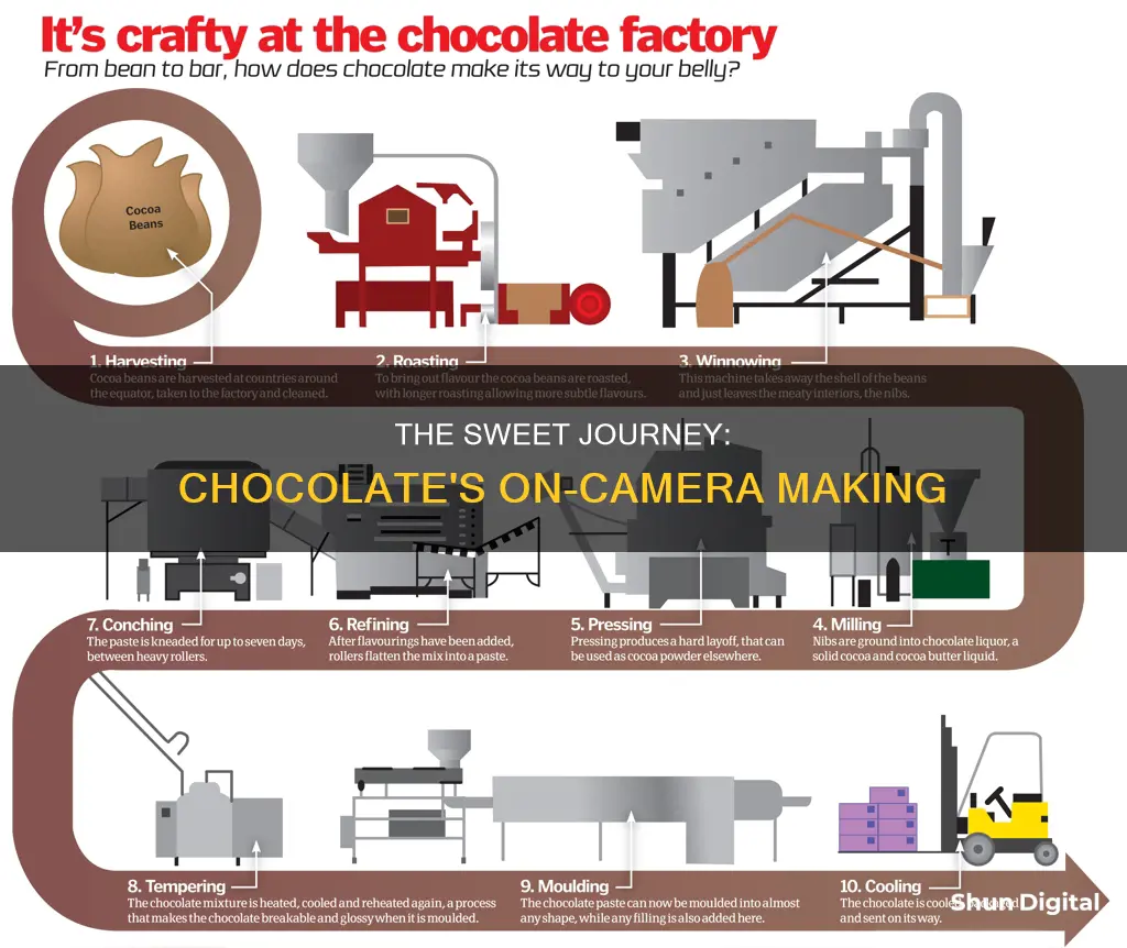 how chocolate is made on camera