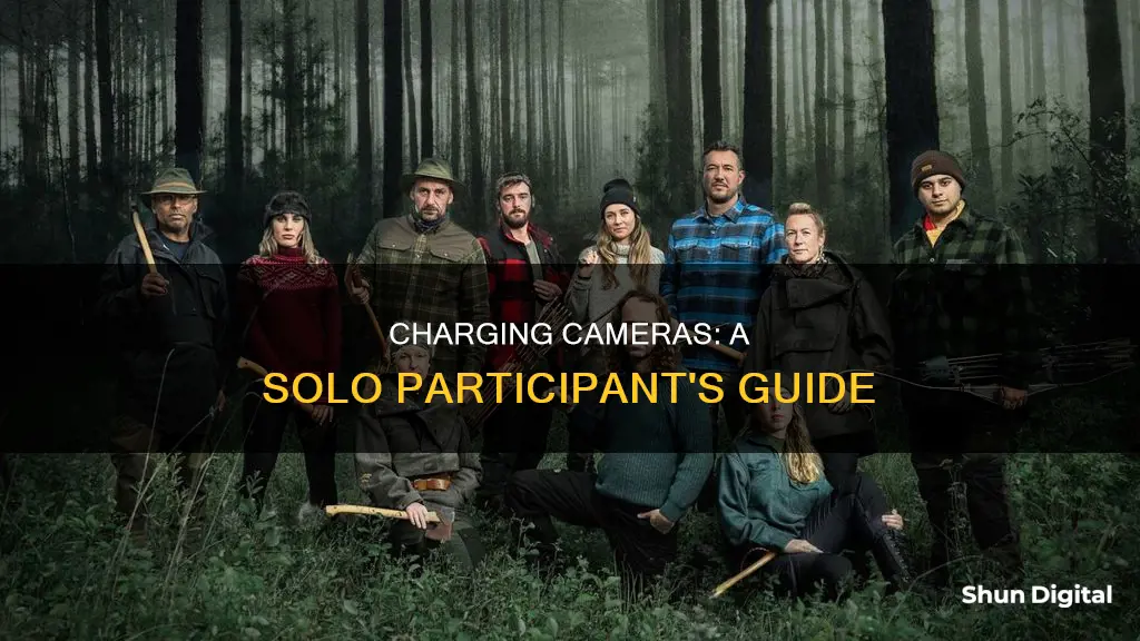 how do alone participants charge cameras