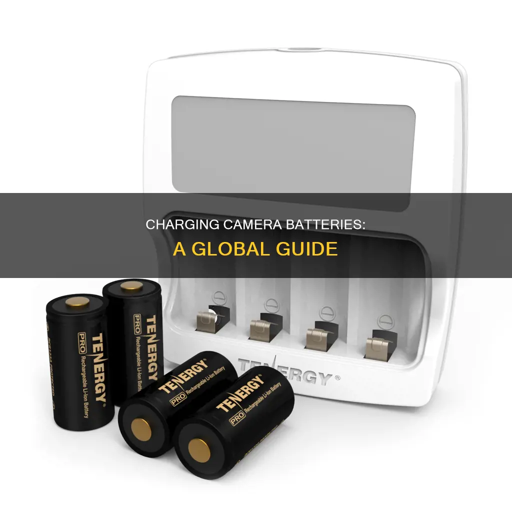 how do camera batteries charge in different countries