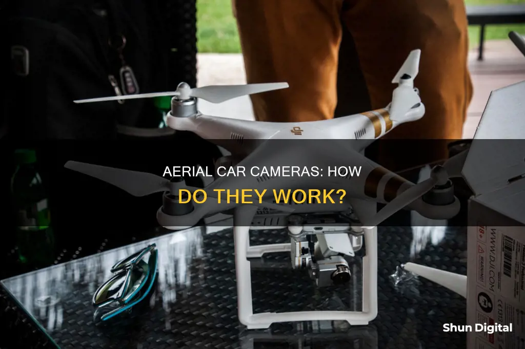 how do cars have aerial cameras