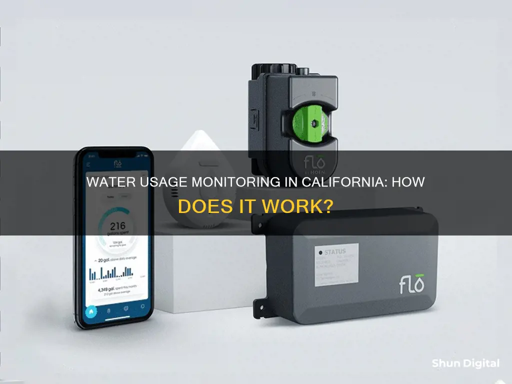 how do companys monitor my water usage california