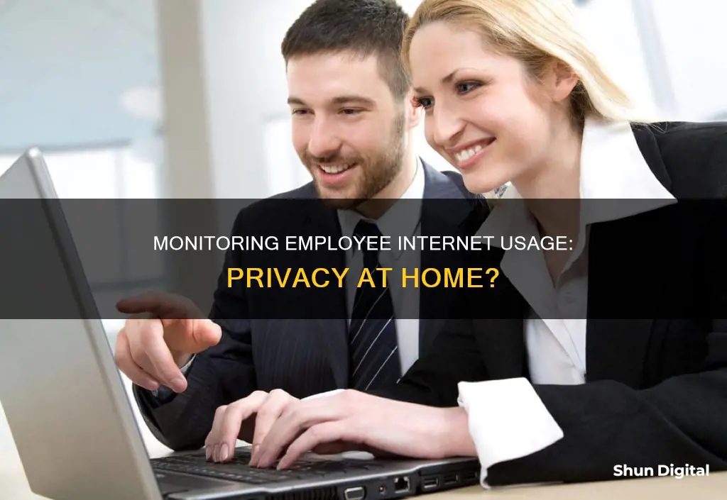 how do employers monitor internet usage at home