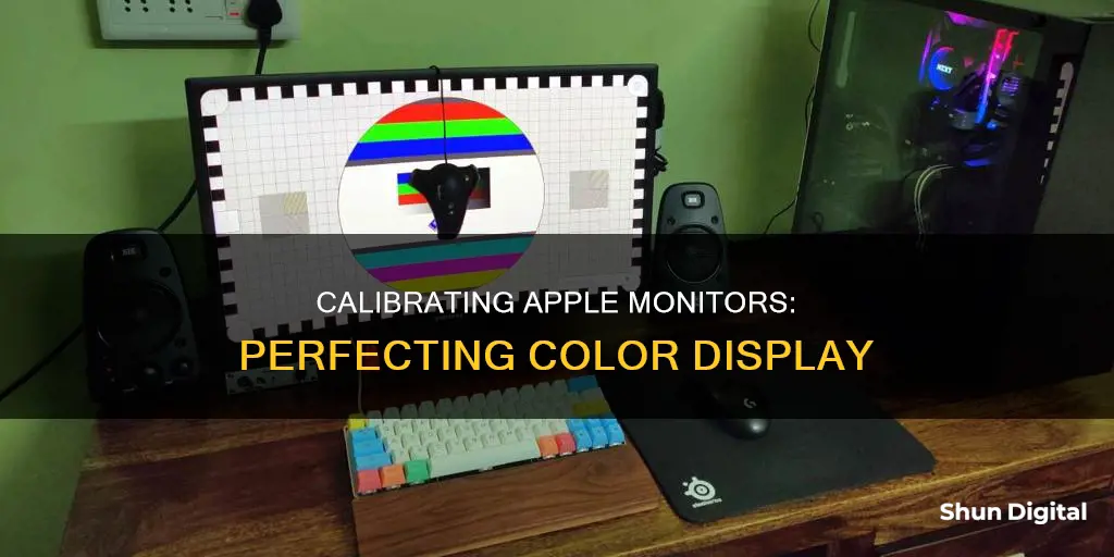 how do i calibrate my apple monitor for color