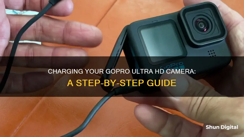 how do I charg my gopro ultra hd camera