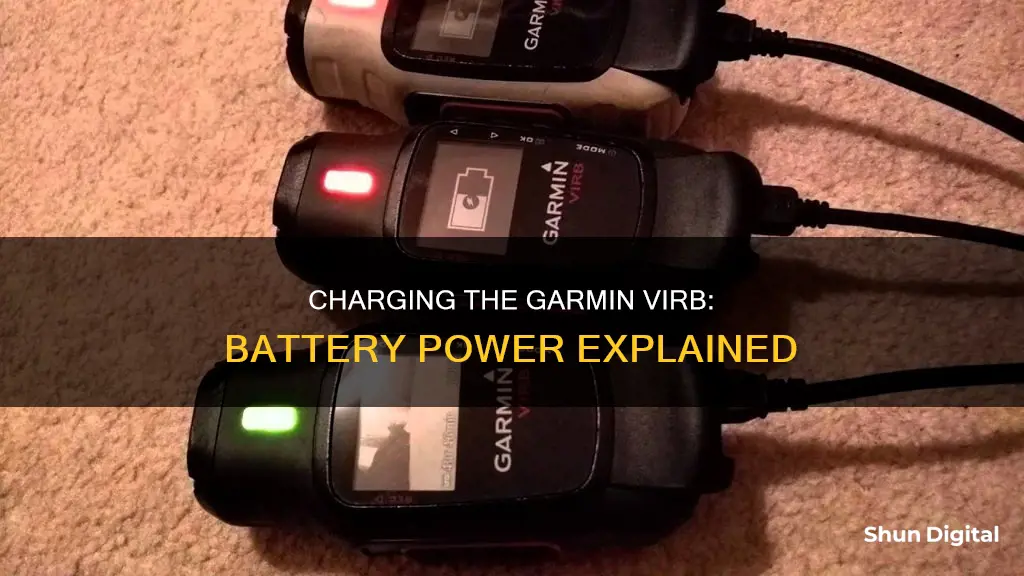 how do I charge my garmin virb battery camera