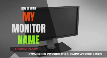 Finding Monitor Names: A Simple Guide to Locate Your Screen Identity