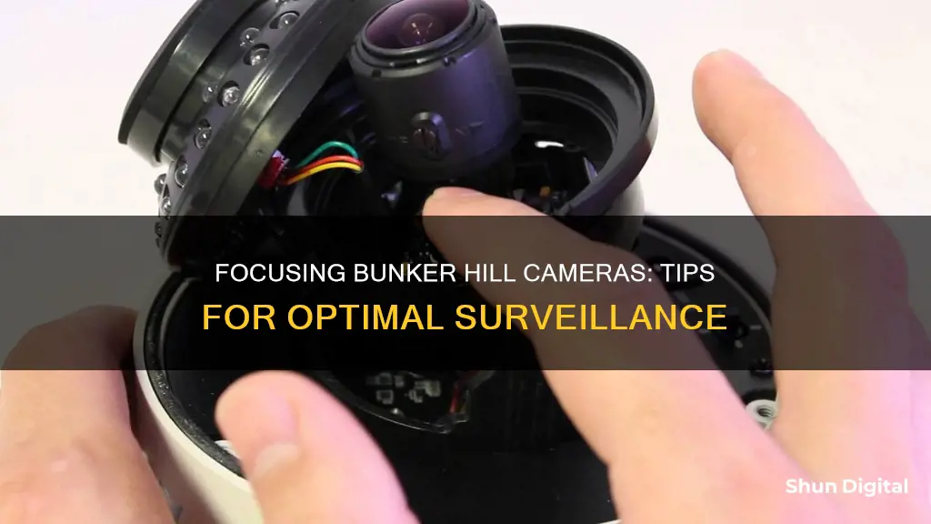 how do I focus my bunker hill cameras