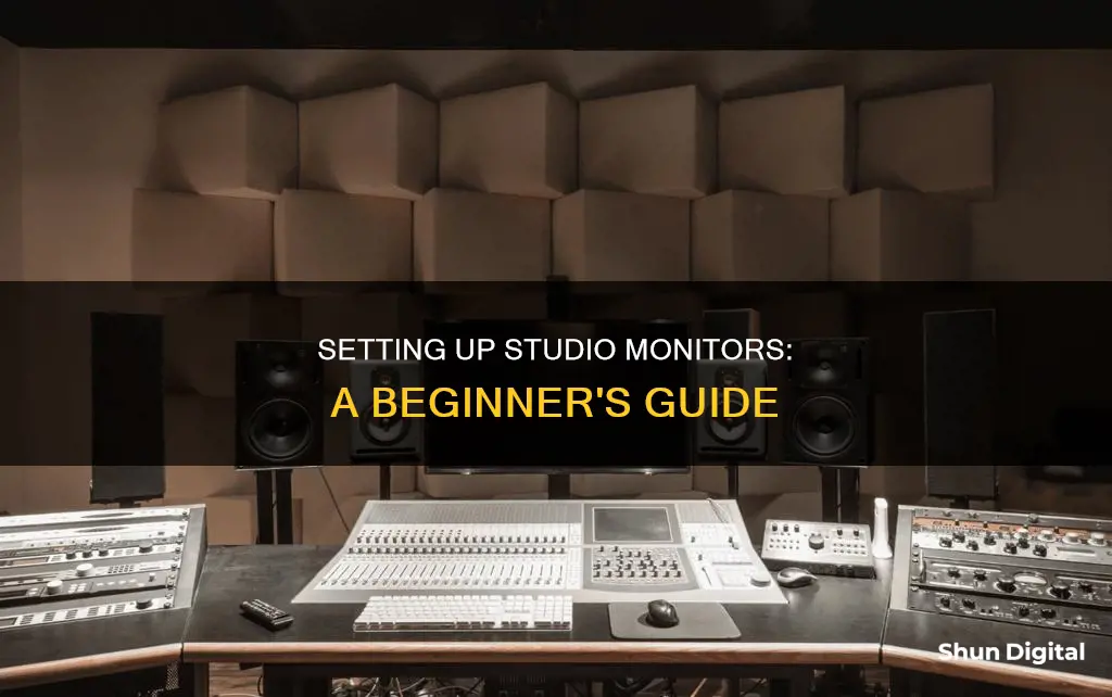 how do i hook up my studio monitors