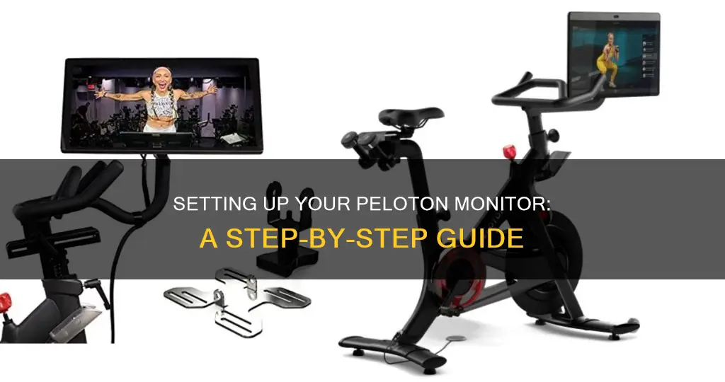 how do i hook up peloton monitor