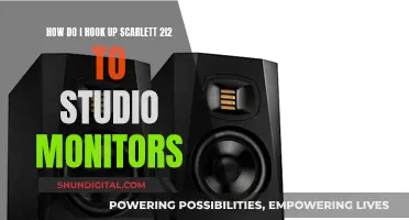 Connecting Scarlett 2i2 to Studio Monitors: A Comprehensive Guide