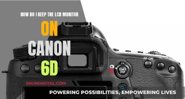 Maximizing Your Canon 6D: Keeping the LCD Monitor On