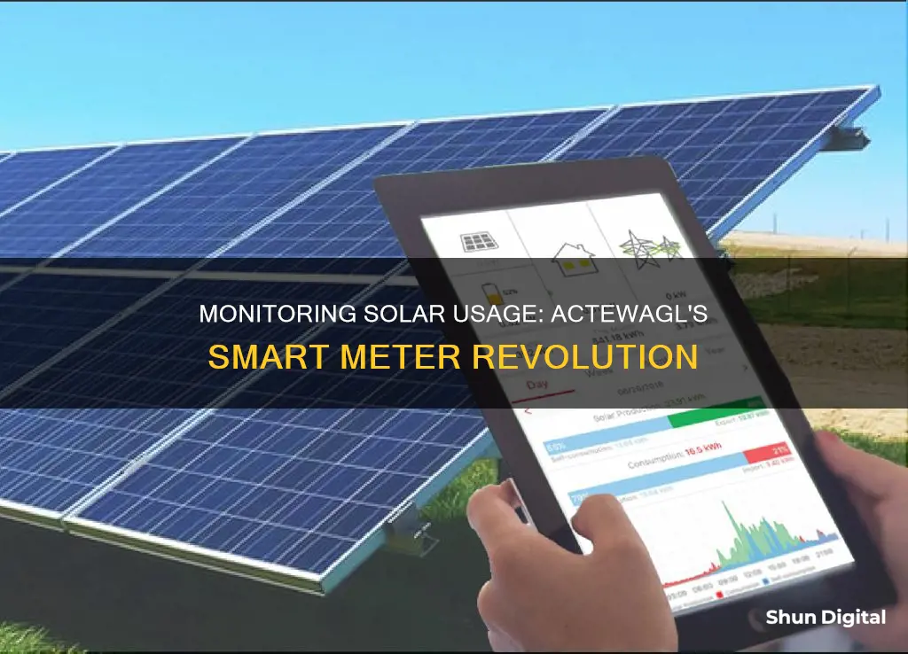 how do i monitor my solar usage with actewagl