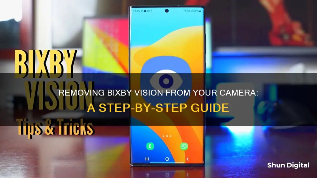 how do I remove bixby vision from my camera