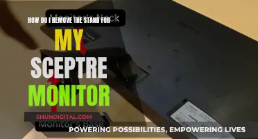 Removing the Stand from a Sceptre Monitor: A Step-by-Step Guide