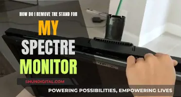 Removing the Stand from Your Spectre Monitor: A Guide