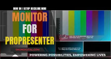Setting Up Decklink Mini Monitor for ProPresenter: A Guide